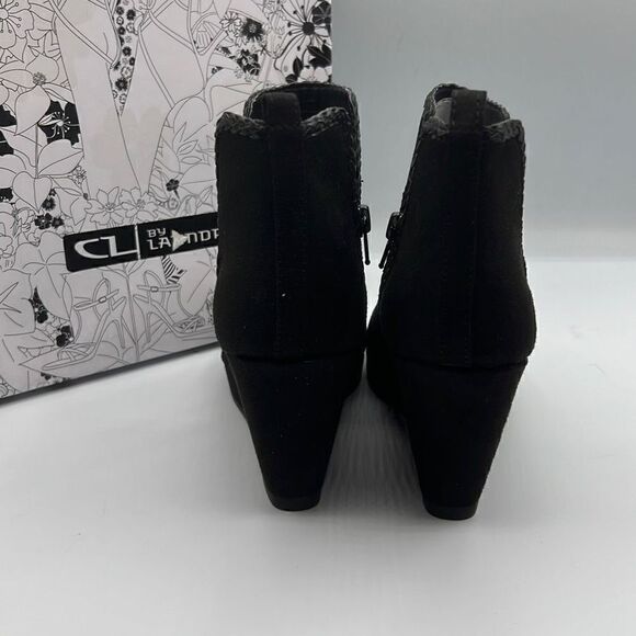 CL by Laundry Volcano Black Suede 6.5 - Picture 3 of 4